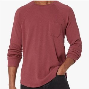 PAIGE Men's Long Sleeve Tee - Burgundy